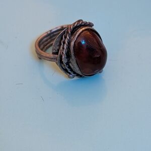 Handmade Cabochon Stone Ring